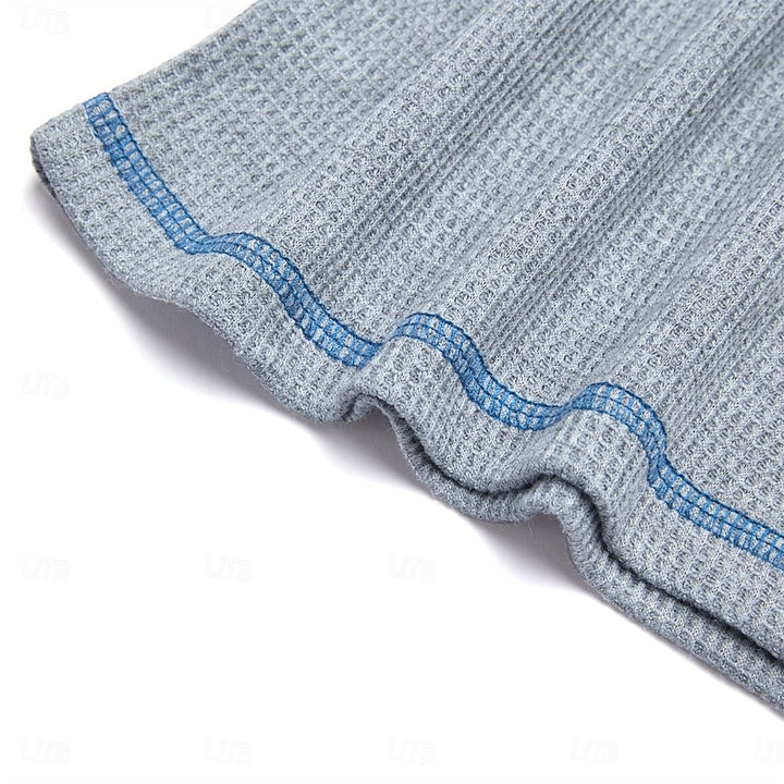 Jaap | Klassieke Henley met Structuur