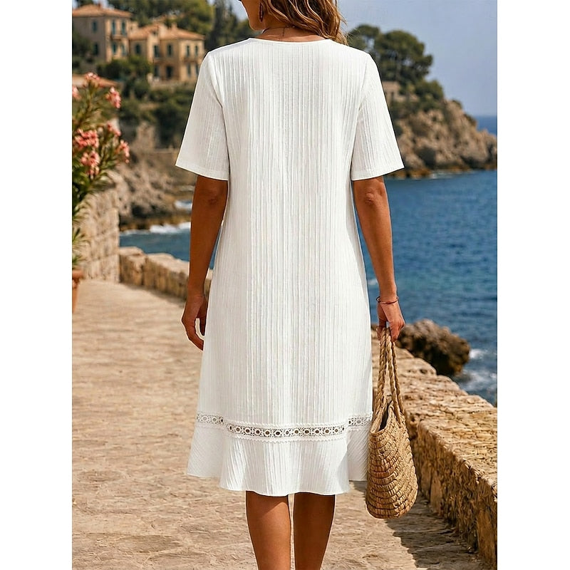 Rianne | Elegante Zomerjurk met Kant