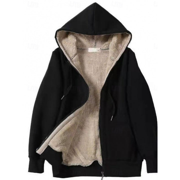Corrie | Warm Gevoerde Hoodie met Rits