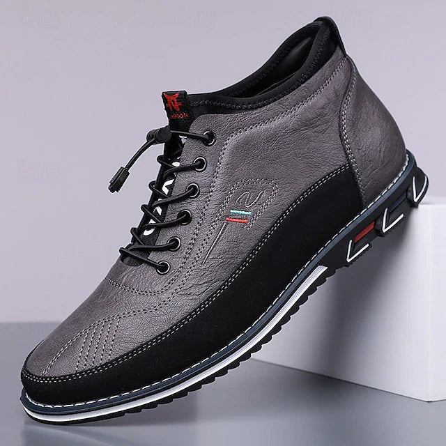 Garron | Comfortabele Leren Veterschoen