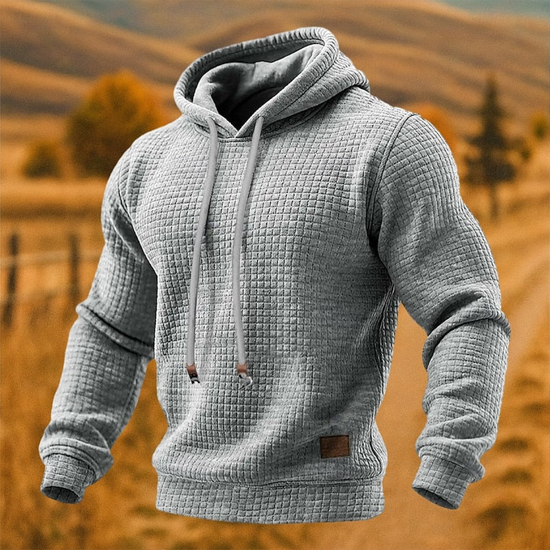 Twan | Comfortabele Hoodie met Structuur