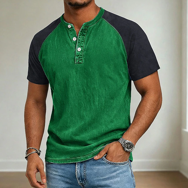 Ruud | Sportieve Kleurblok Henley