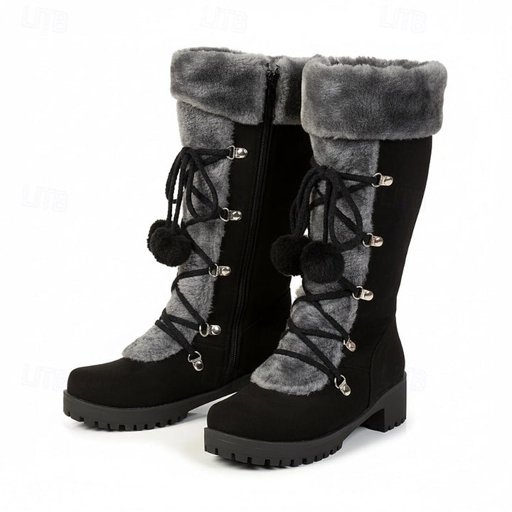 Sietske | Warme Veter-Winterlaarzen met Bontrand