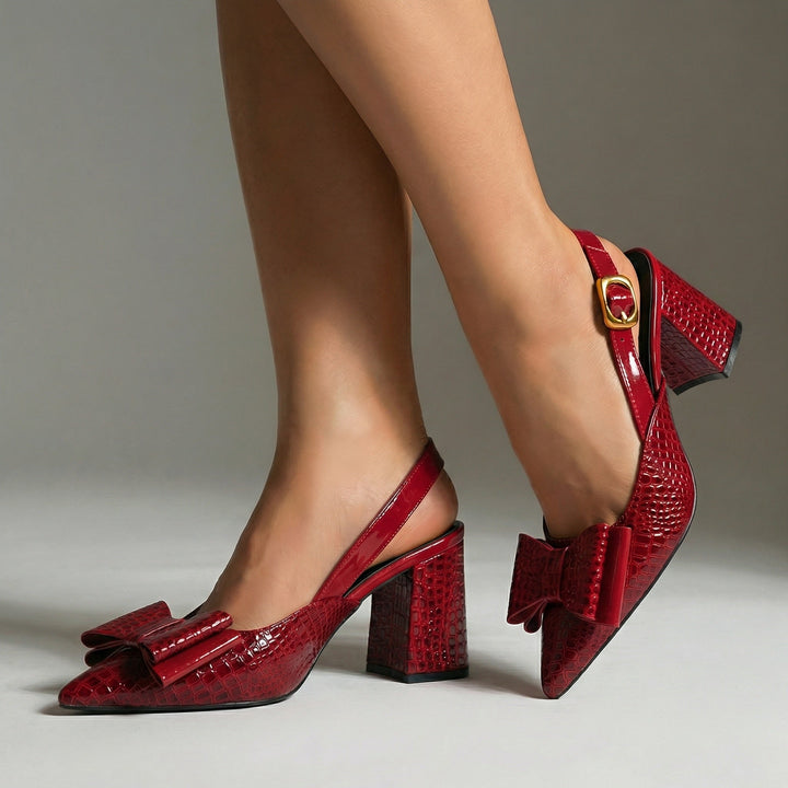 Adriana | Elegante Ribbon Puntige Hakken