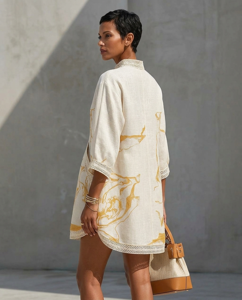 Josephine | Elegante Tuniekjurk met V-Hals