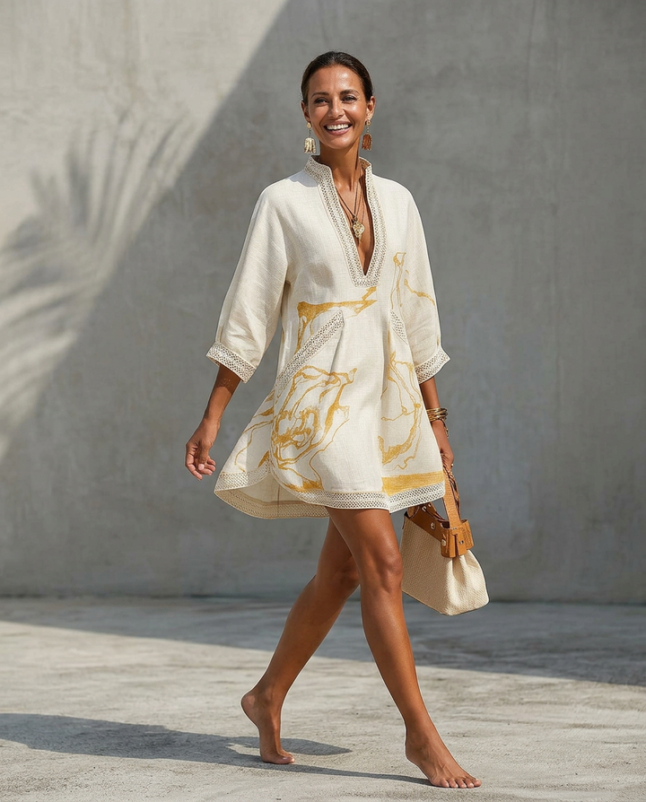 Josephine | Elegante Tuniekjurk met V-Hals