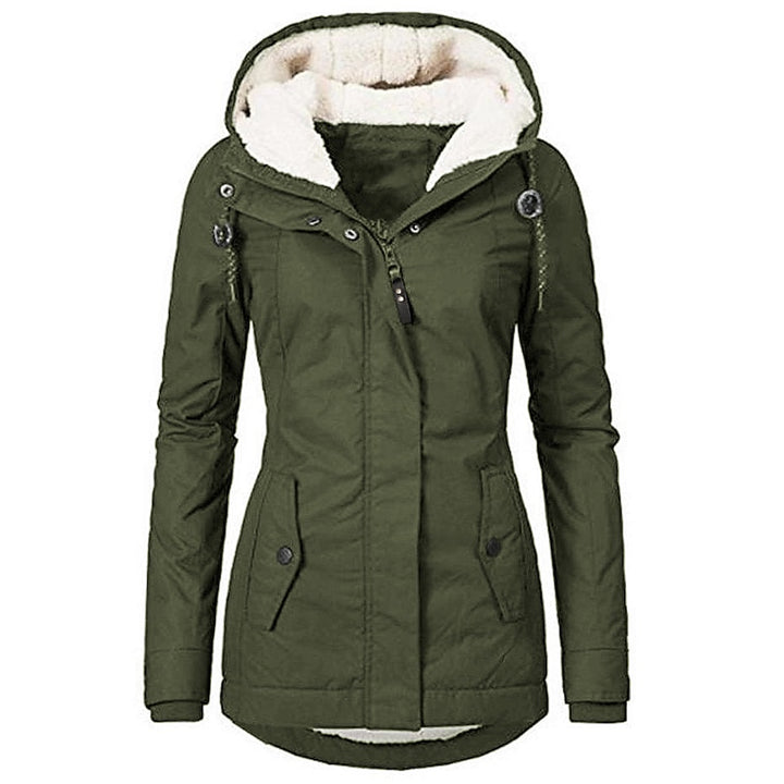 Carla | Warme Gevoerde Parka met Capuchon