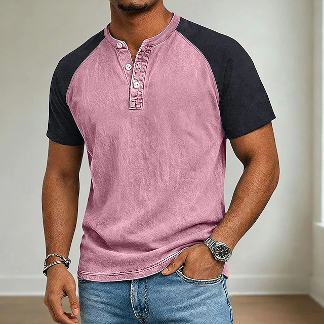 Ruud | Sportieve Kleurblok Henley