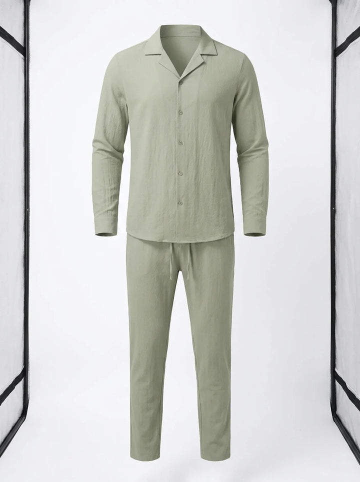 Davy | Comfortabele Set met Overhemd en Broek