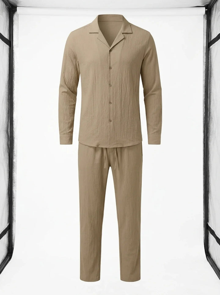Davy | Comfortabele Set met Overhemd en Broek