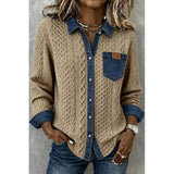 Nelleke | Gebreide Blouse met Kraag