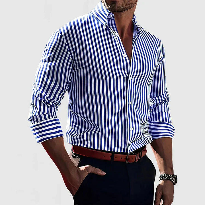 Thomas | Slim-Fit Gestreept Overhemd