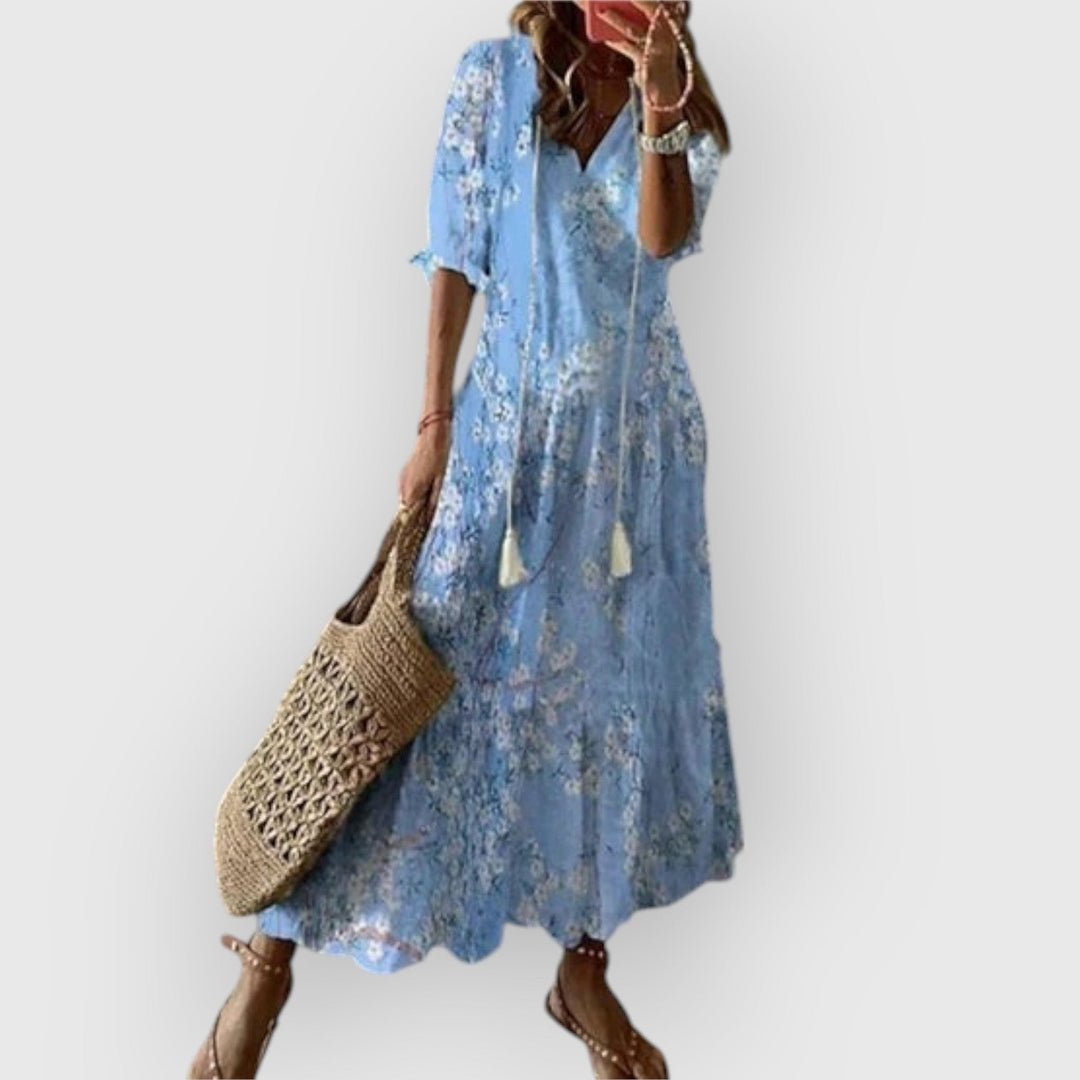 Sophie | Flatterende Boho Zomerjurk