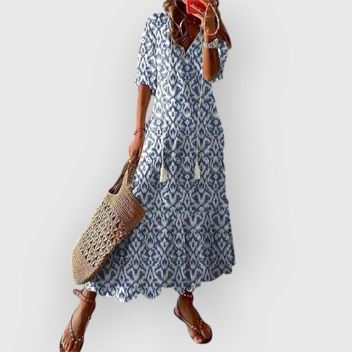 Sophie | Flatterende Boho Zomerjurk