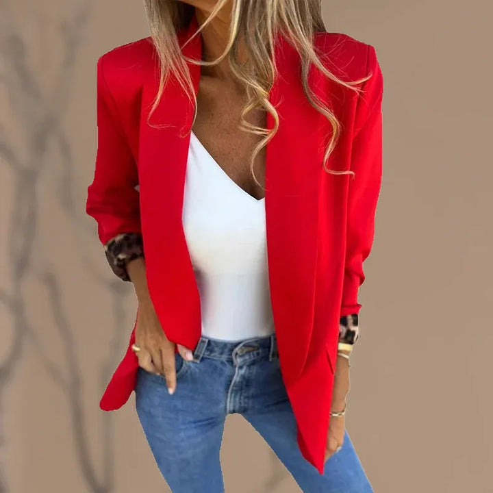 Natascha | Elegante blazer met luipaardprint