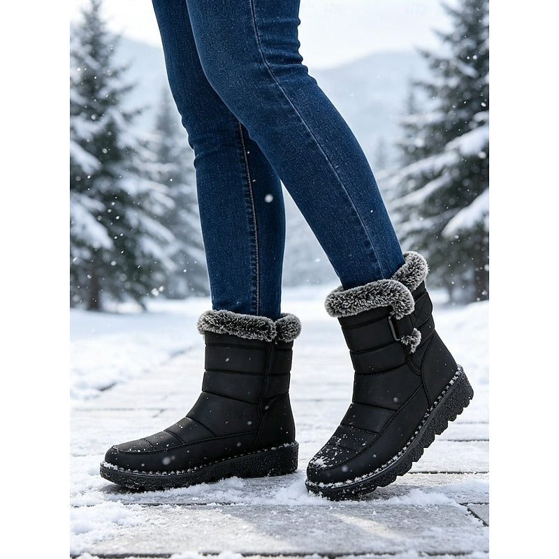 Anja | Warme Gevoerde Winterlaarzen