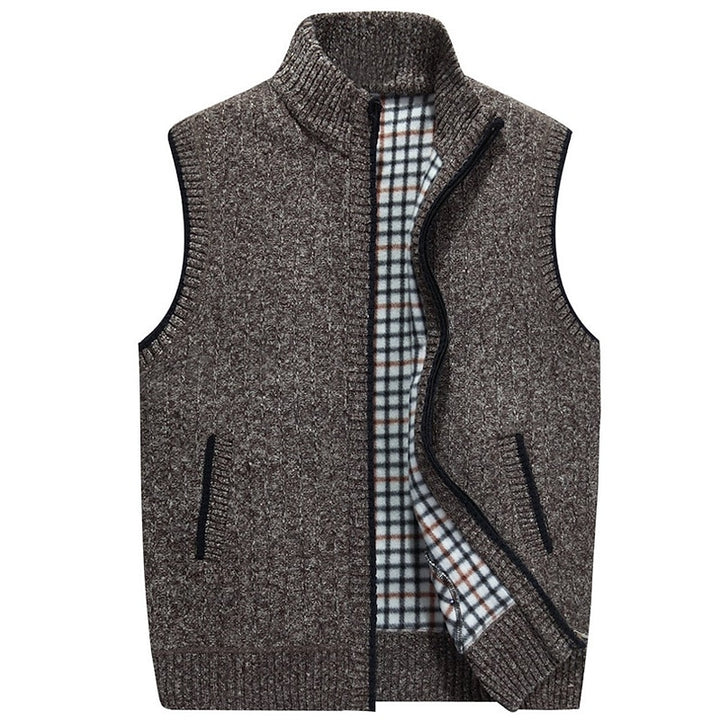 Arend | Warme Bodywarmer met Opstaande Kraag