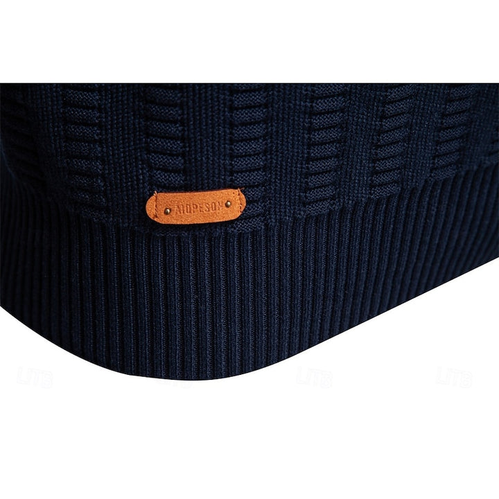 Alwin | Verfijnde Half-Zip Trui