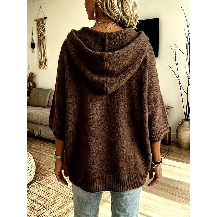 Marijne | Ruimvallend Vest met Capuchon