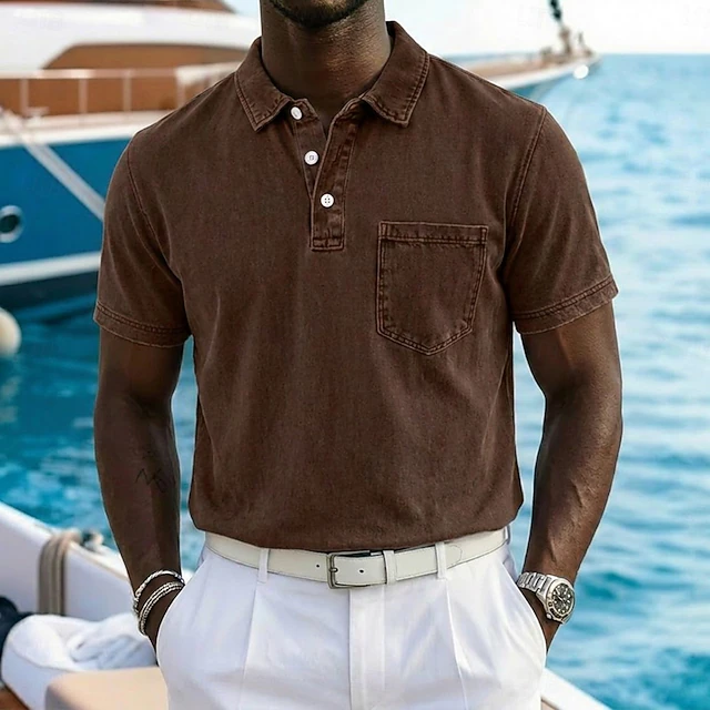 Guus | Klassiek Poloshirt met Borstzak