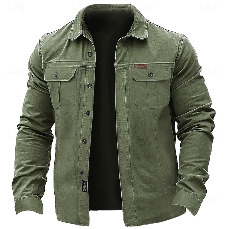 Marnix | Robuust Overshirt met Kraag