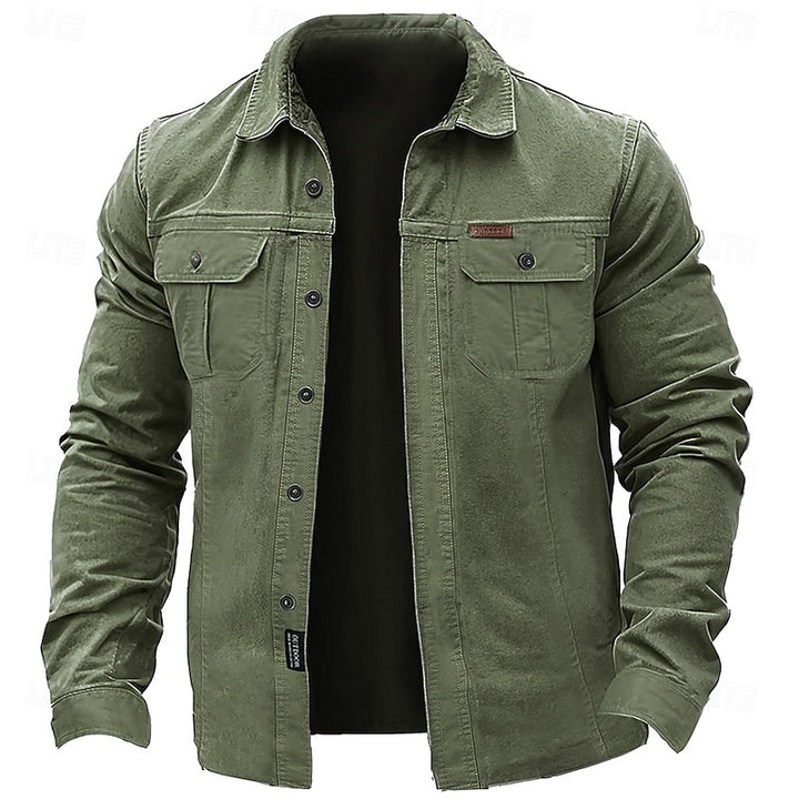 Marnix | Robuust Overshirt met Kraag