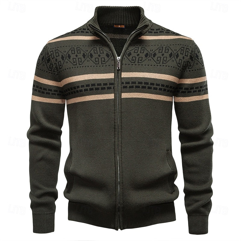 Tiemen | Warm Kerst Vest met Ritssluiting