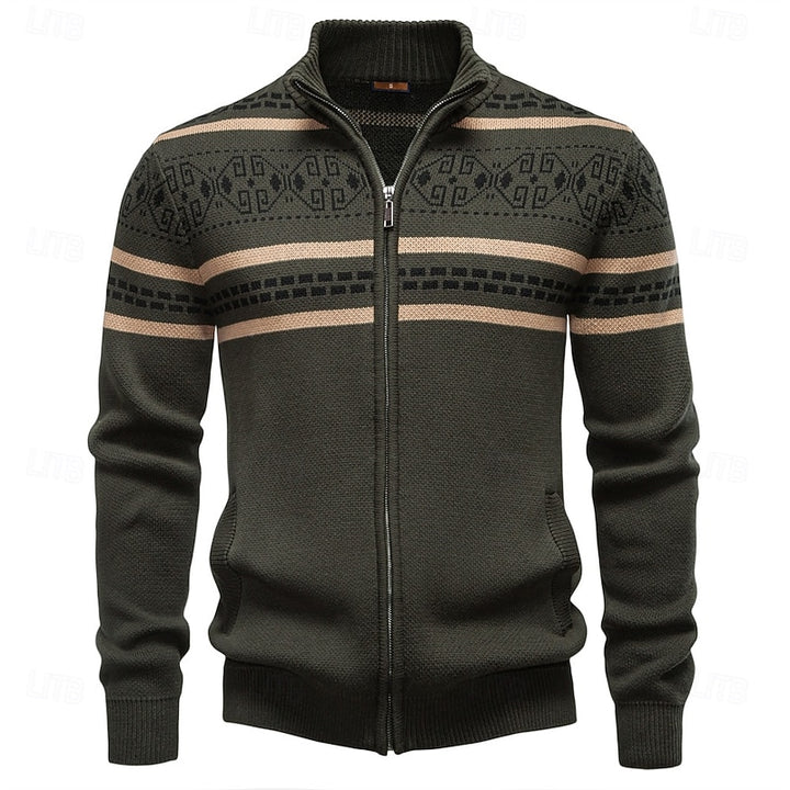 Tiemen | Warm Kerst Vest met Ritssluiting