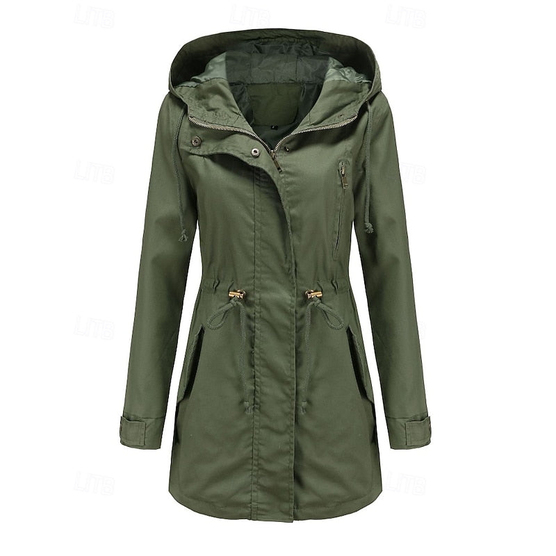 Yfke | Elegante Jas met Capuchon