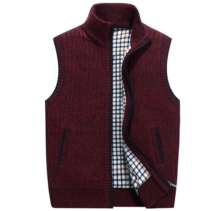 Arend | Warme Bodywarmer met Opstaande Kraag