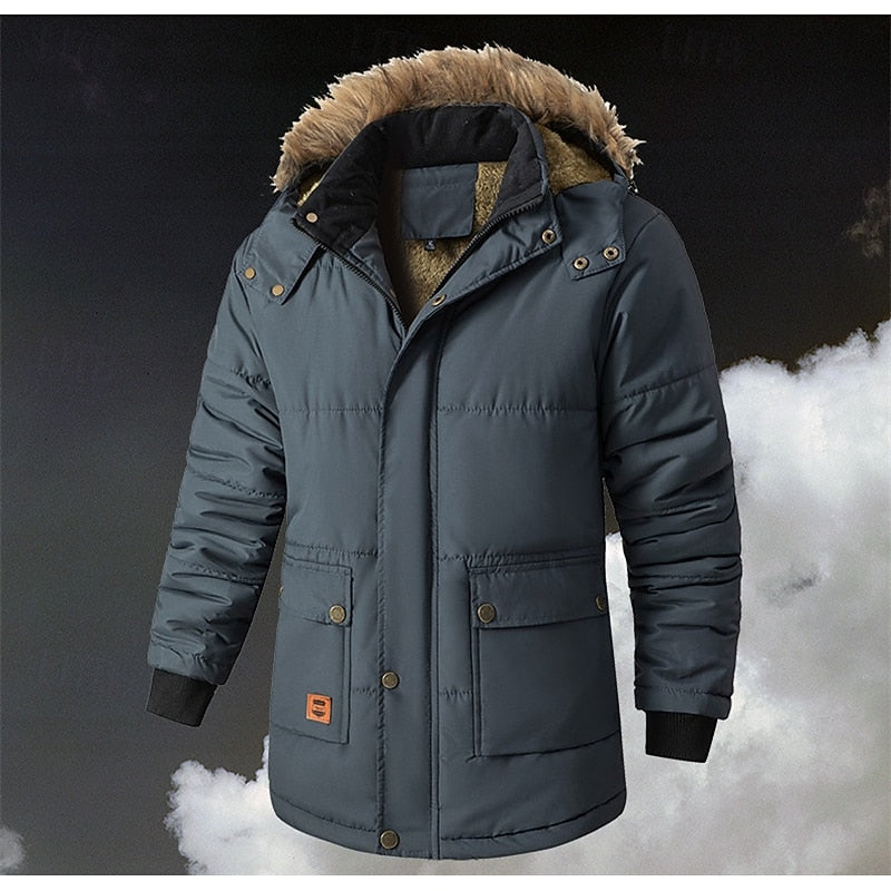 Egbert | Warme Winterparka met Capuchon
