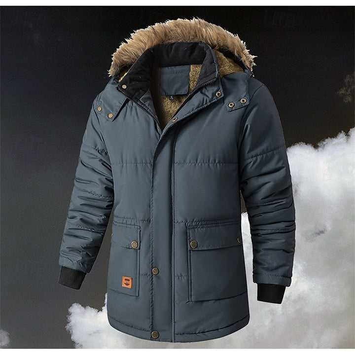 Egbert | Warme Winterparka met Capuchon