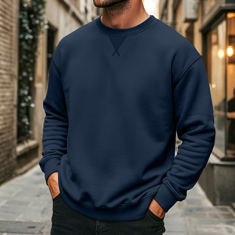 Kasper | Klassieke Ronde-Hals Sweater
