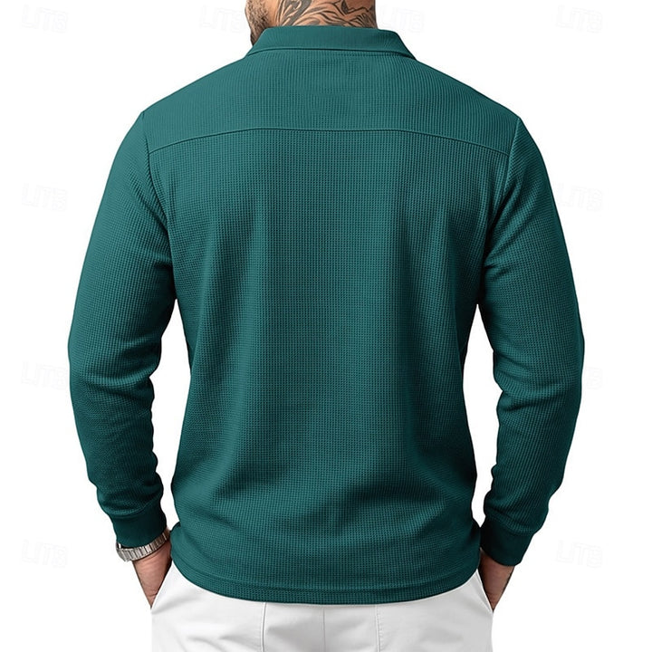 Otto | Verfijnd Poloshirt met Lange Mouwen