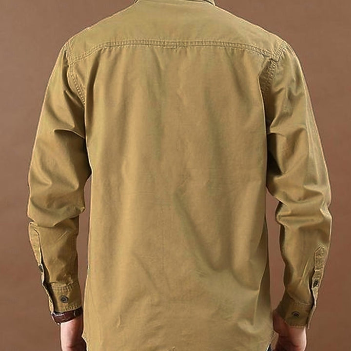 Marnix | Robuust Overshirt met Kraag