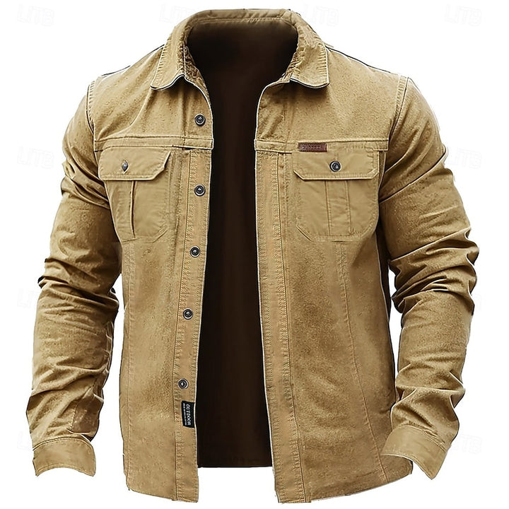 Marnix | Robuust Overshirt met Kraag