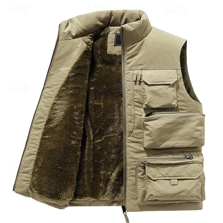 Wim | Gevoerde Bodywarmer met Ritszakken