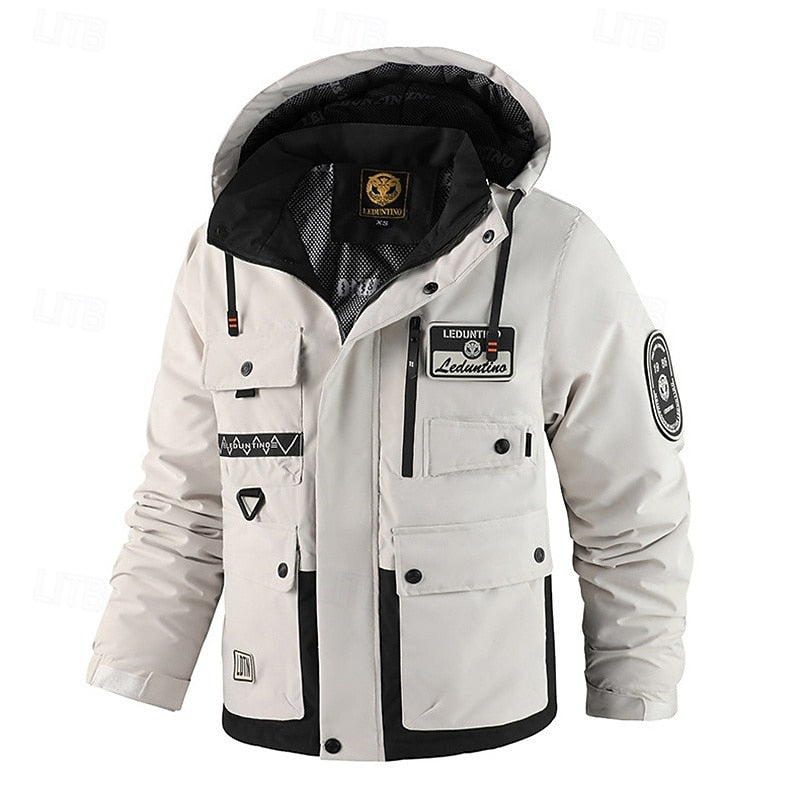 Hans | Robuuste Outdoor Jas met Capuchon