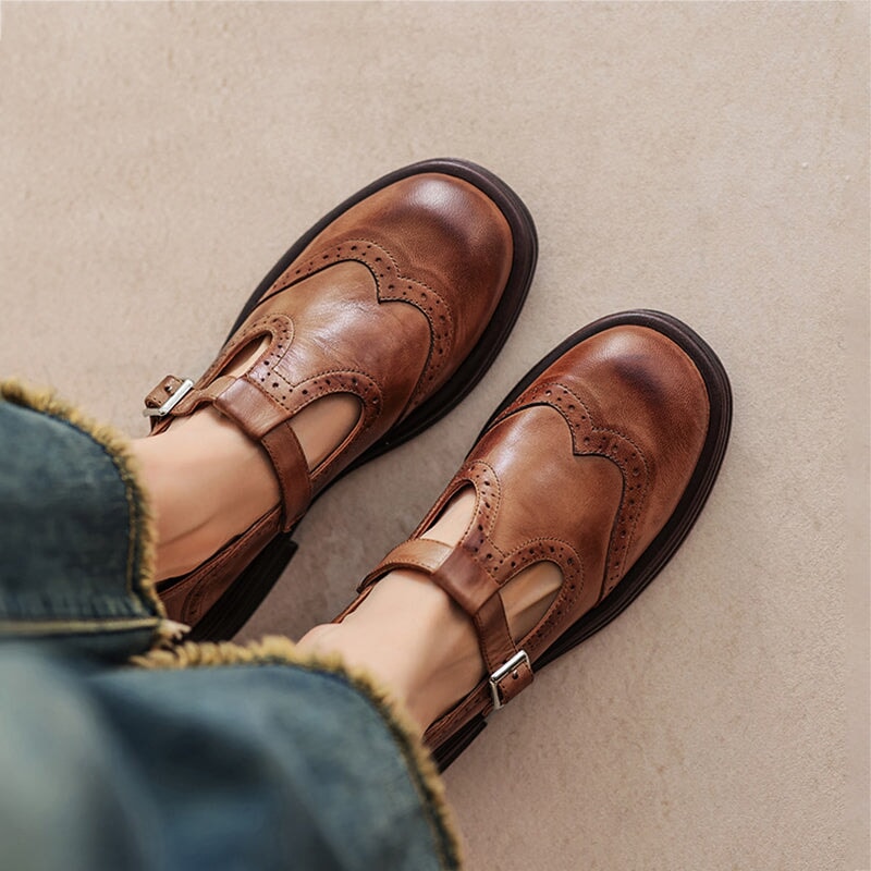 Sophie | Elegante Leren Mary Janes