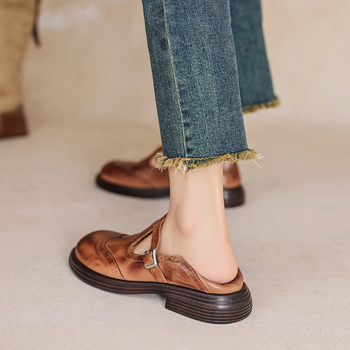 Sophie | Elegante Leren Mary Janes
