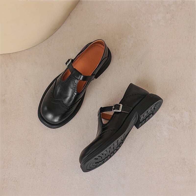 Sophie | Elegante Leren Mary Janes