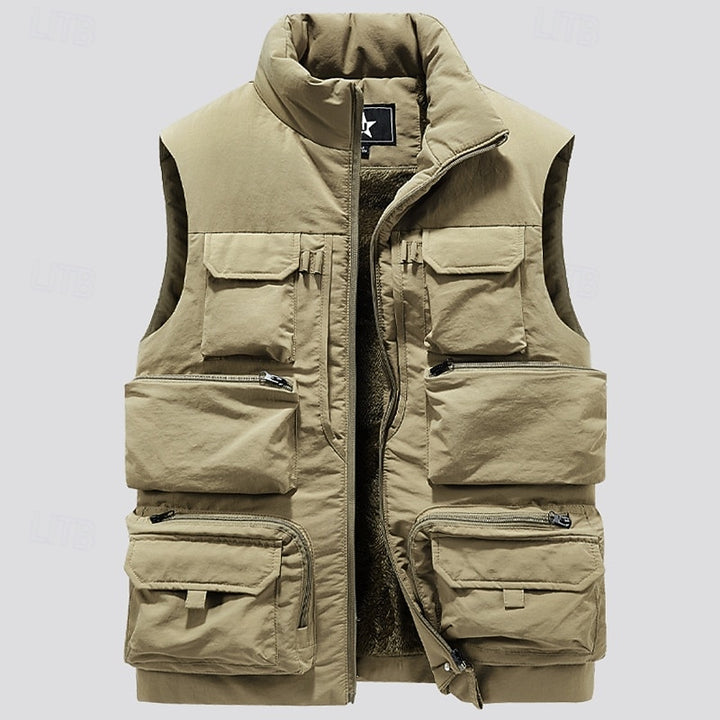 Wim | Gevoerde Bodywarmer met Ritszakken