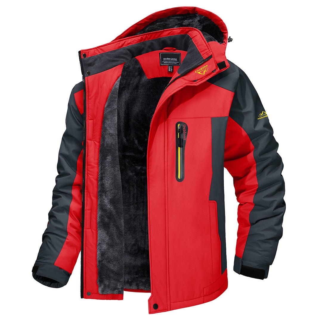 Eelke | Warmgevoerde Outdoorjas met Rits