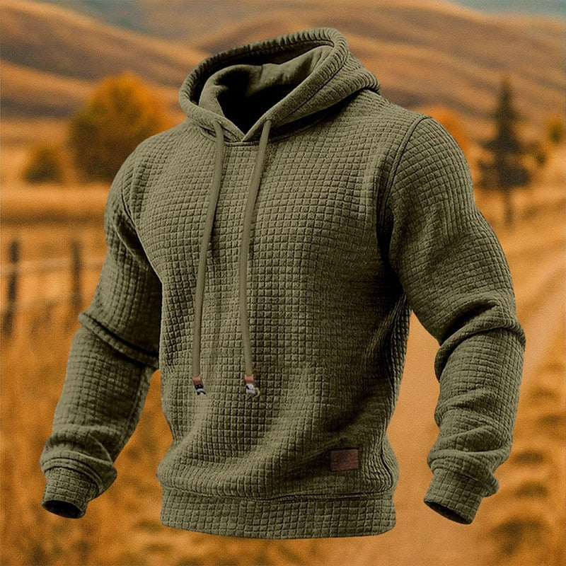 Twan | Comfortabele Hoodie met Structuur