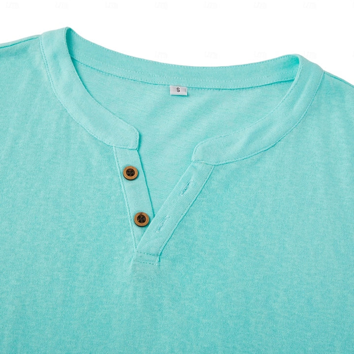 Timo | Luchtig Zomer T-shirt met V-hals
