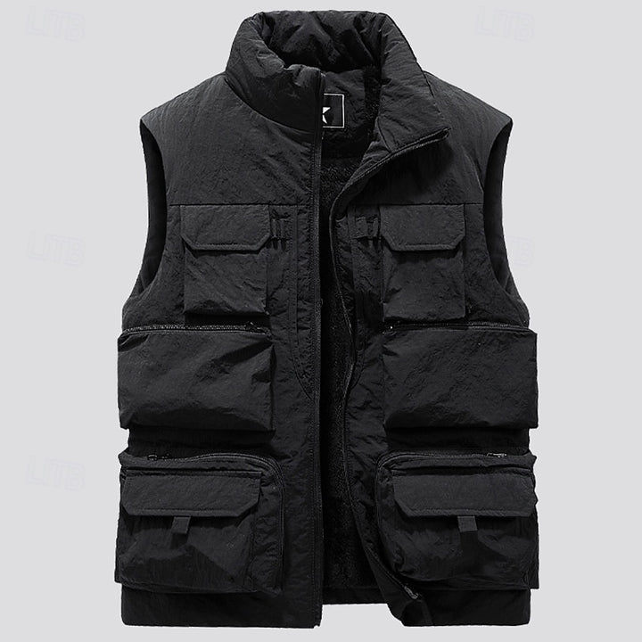 Wim | Gevoerde Bodywarmer met Ritszakken