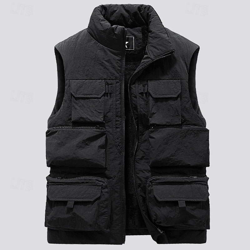 Wim | Gevoerde Bodywarmer met Ritszakken