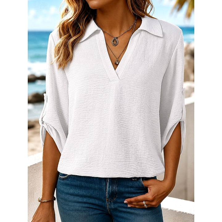 Esther | Elegante Blouse met V-hals