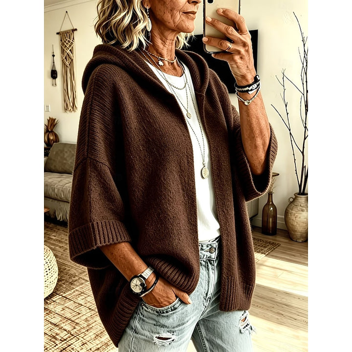 Marijne | Ruimvallend Vest met Capuchon