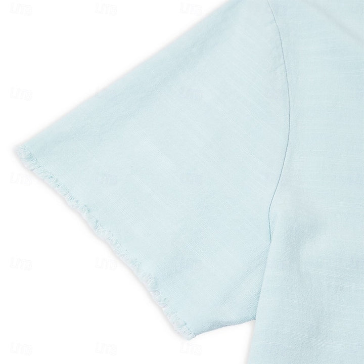 Jort | Casual T-shirt met Onbewerkte Randen